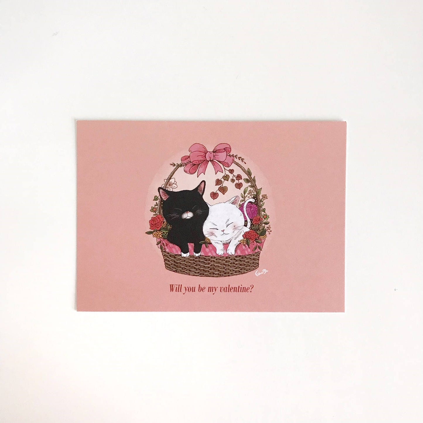 Kittens Postcard – Will You Be My Valentine?